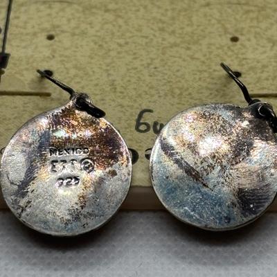 LOT 273: Sterling Silver Bead Chain Necklace w/Engraved Pendant 18", Save the Children Sterling Silver Earrings