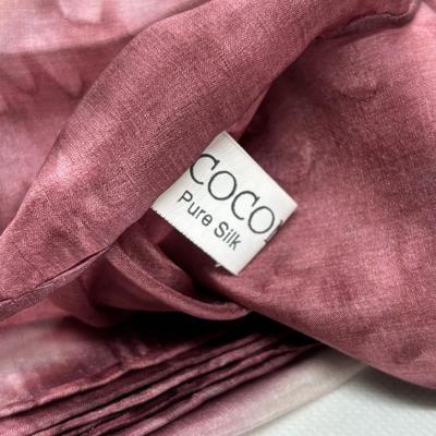 LOT 274: Sterling Silver 7" Starfish & Bead Bracelet, Crystal & 925 Star Earrings, Svila Handmade Silk Scarf