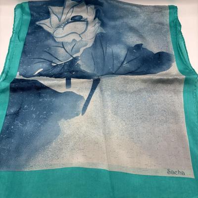 LOT 275 Vintage Filigree Bow 800 Brooch, Filigree & Rhinestone Barrette, Sacha Scarf