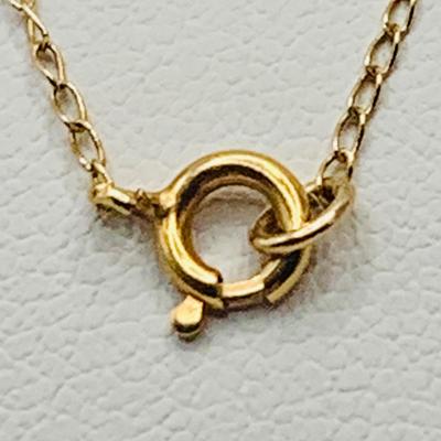 LOT 168: 14K Gold 18" Chain .56g tw