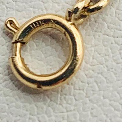 LOT:169: 14 K Gold 7" Bracelet 1.67 gtw