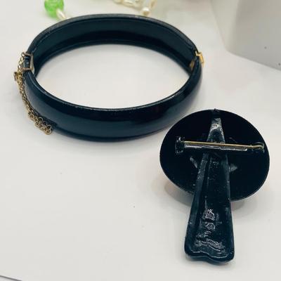 LOT:171: Spring Inspired Collection of Fashion Jewelry Including Trafari and Ladybug and Other Lady Pins, Porcelain Flower Pin, Mary...