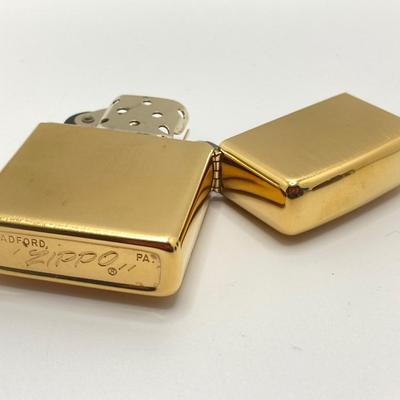 LOT 190J: Vintage Collection - Zippo Personalized Engraved Lighter in Case, Trim Gold Tone Pocket Knife, Ronson Lighter, Fish Keychains,...