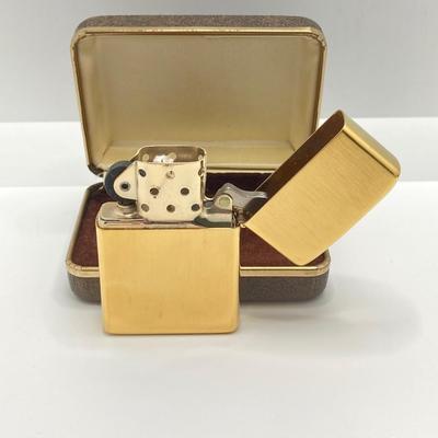 LOT 190J: Vintage Collection - Zippo Personalized Engraved Lighter in Case, Trim Gold Tone Pocket Knife, Ronson Lighter, Fish Keychains,...