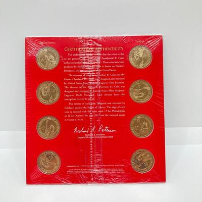 LOT 196J: US Mint Uncirculated Presidential $1 Coin Sets - 2012, 2013, 2014 and 2015 in Sealed Packaging
