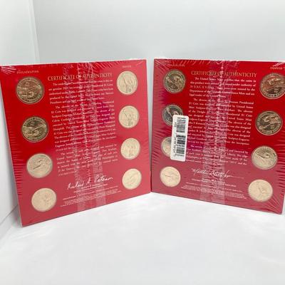 LOT 200J: 2012, 2013, 2014 and 2015 US Mint Presidential $1 Uncirculated Coin Sets in Sealed Packaging