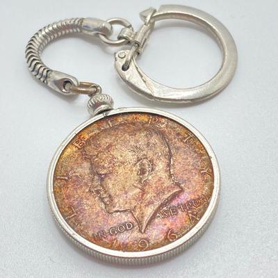 LOT 201J: Three 1964 US Liberty Kennedy Half Dollar Silver Coins