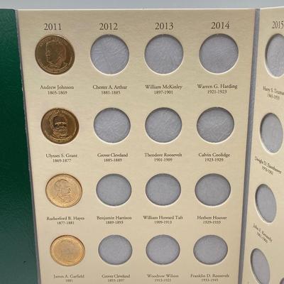 LOT 202J: Fifty State Commemorative Quarters 1999 - 2008 and Presidential Dollars 2007 - in Collector Folders