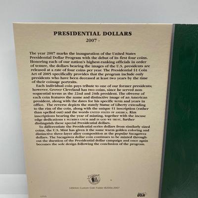 LOT 202J: Fifty State Commemorative Quarters 1999 - 2008 and Presidential Dollars 2007 - in Collector Folders