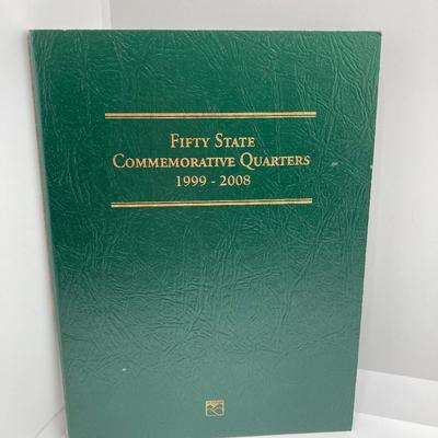 LOT 202J: Fifty State Commemorative Quarters 1999 - 2008 and Presidential Dollars 2007 - in Collector Folders