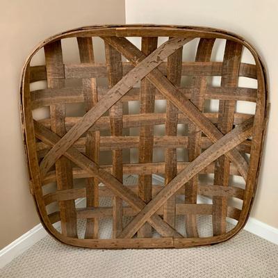 LOT 4 L: Vintage Tobacco Leaf Drying Basket