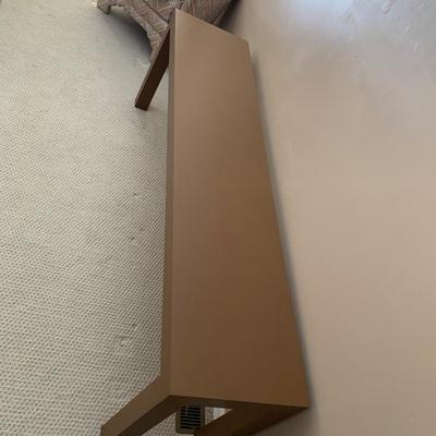 LOT 5 L: Brown Console / TV Stand Table