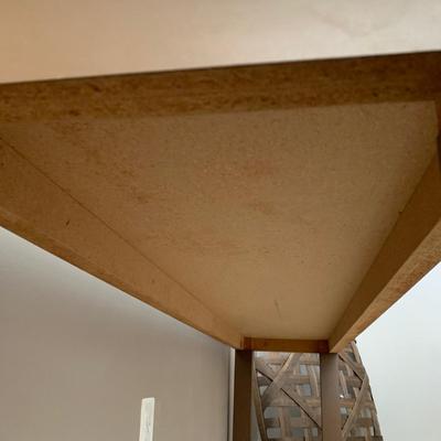 LOT 5 L: Brown Console / TV Stand Table