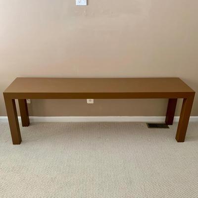 LOT 5 L: Brown Console / TV Stand Table