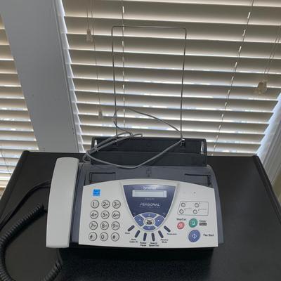 LOT 7 O: Office Collection; 5 Drawer File Cabinet, Canon Image Class D530 Model #F165400, Brother Personal Plain Paper Fax Model #FAX575,...