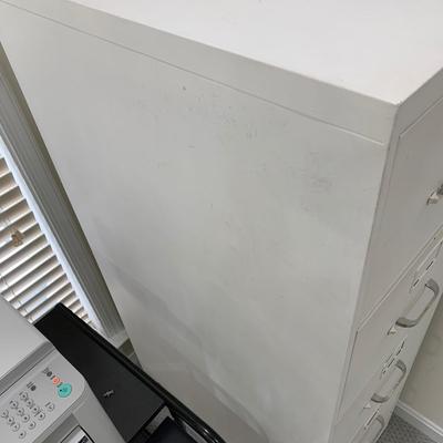LOT 7 O: Office Collection; 5 Drawer File Cabinet, Canon Image Class D530 Model #F165400, Brother Personal Plain Paper Fax Model #FAX575,...