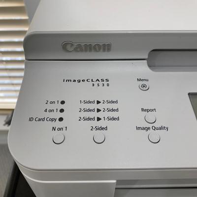 LOT 7 O: Office Collection; 5 Drawer File Cabinet, Canon Image Class D530 Model #F165400, Brother Personal Plain Paper Fax Model #FAX575,...