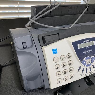 LOT 7 O: Office Collection; 5 Drawer File Cabinet, Canon Image Class D530 Model #F165400, Brother Personal Plain Paper Fax Model #FAX575,...