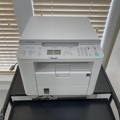 LOT 7 O: Office Collection; 5 Drawer File Cabinet, Canon Image Class D530 Model #F165400, Brother Personal Plain Paper Fax Model #FAX575,...