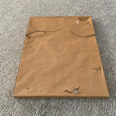 LOT 10 F: 1983 Framed & Signed Watercolor Clown Painting