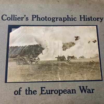 LOT 17 B: Antique 1918 Collier's Photographic History Of The European War & 1917 The United States Navy From The Revolution To...