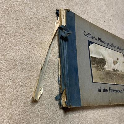 LOT 17 B: Antique 1918 Collier's Photographic History Of The European War & 1917 The United States Navy From The Revolution To...