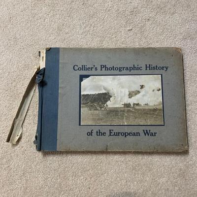 LOT 17 B: Antique 1918 Collier's Photographic History Of The European War & 1917 The United States Navy From The Revolution To...