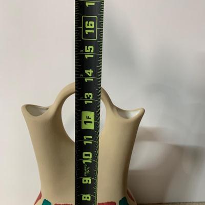 LOT 18 B: 1998 Painted Slate "Deer Hunter" by E. Nakai, "Alaskan Friends" Native Style Doll, & Native American...