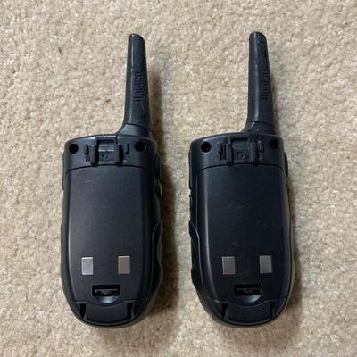 LOT 19 B: Uniden Bearcat Twin Turbo 100 Channel 11 Band Radio Scanner Model #BC 120XLT, 2 Motorola Talkabout Distance DPS Two-Way...