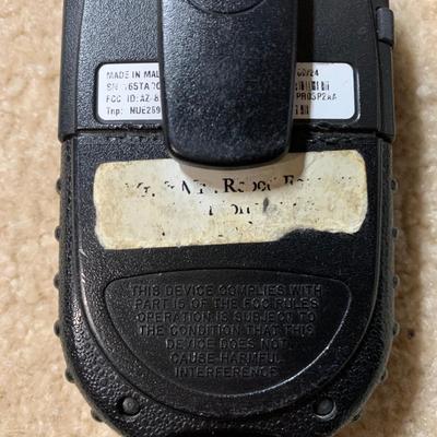 LOT 19 B: Uniden Bearcat Twin Turbo 100 Channel 11 Band Radio Scanner Model #BC 120XLT, 2 Motorola Talkabout Distance DPS Two-Way...