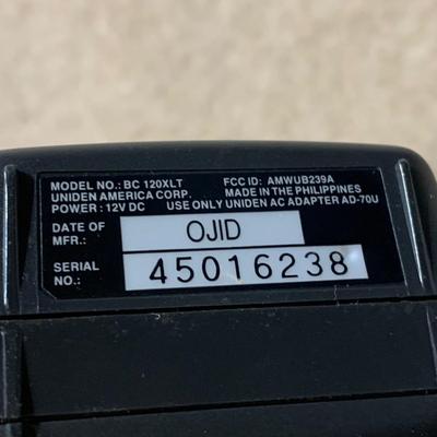 LOT 19 B: Uniden Bearcat Twin Turbo 100 Channel 11 Band Radio Scanner Model #BC 120XLT, 2 Motorola Talkabout Distance DPS Two-Way...