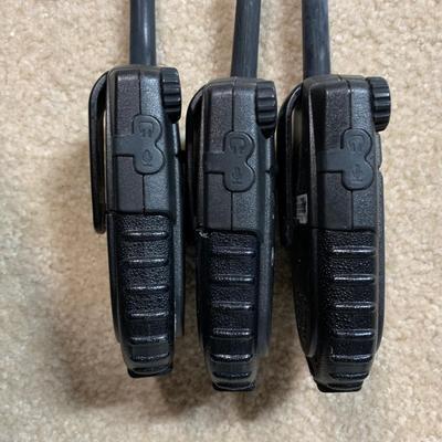 LOT 19 B: Uniden Bearcat Twin Turbo 100 Channel 11 Band Radio Scanner Model #BC 120XLT, 2 Motorola Talkabout Distance DPS Two-Way...