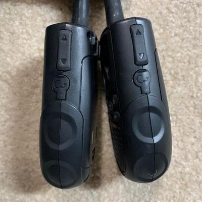 LOT 19 B: Uniden Bearcat Twin Turbo 100 Channel 11 Band Radio Scanner Model #BC 120XLT, 2 Motorola Talkabout Distance DPS Two-Way...