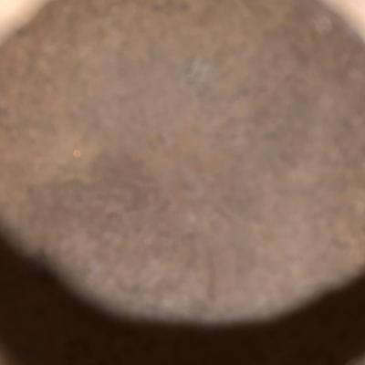 LOT 23 B: Vintage / Antique Gourd Drinking Jug, Woven Coconut Husk Basket, & Stitched Animal Skin Container