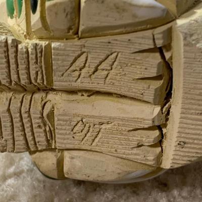 LOT 25 B: Little Guy Collection; Signed or Stamped Figures, Zebra, Koala, Ducks, Fish, & Dog