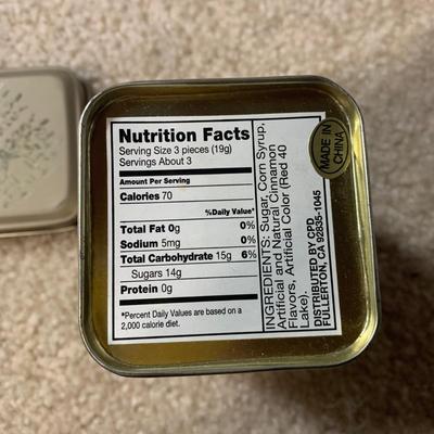 LOT 26 B: Collectible Tin Collection; Smokin' Joe's Racing, Enamel Footed Spinning Candy Tin, & More