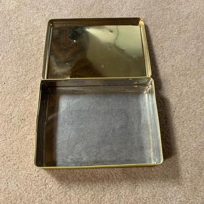 LOT 26 B: Collectible Tin Collection; Smokin' Joe's Racing, Enamel Footed Spinning Candy Tin, & More