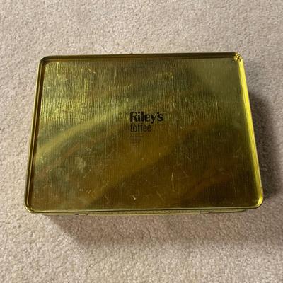 LOT 26 B: Collectible Tin Collection; Smokin' Joe's Racing, Enamel Footed Spinning Candy Tin, & More