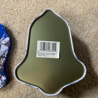 LOT 26 B: Collectible Tin Collection; Smokin' Joe's Racing, Enamel Footed Spinning Candy Tin, & More