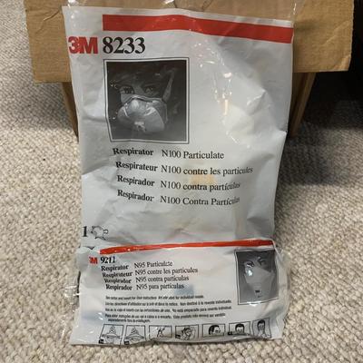 LOT 29 B: NIP EBI Bone Healing System Model 2001, 3M 9211 Style N95 Respirator & 3M 8233 Style N100 Respirator Masks, & NIP...