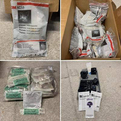 LOT 29 B: NIP EBI Bone Healing System Model 2001, 3M 9211 Style N95 Respirator & 3M 8233 Style N100 Respirator Masks, & NIP...