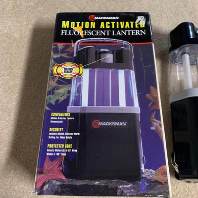 LOT 30 B: Camping Collection; Cooler Bag, Full Size Air Bed, Lanterns, Emerson Portable Radio, Convey Cooler, & More