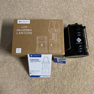 LOT 30 B: Camping Collection; Cooler Bag, Full Size Air Bed, Lanterns, Emerson Portable Radio, Convey Cooler, & More