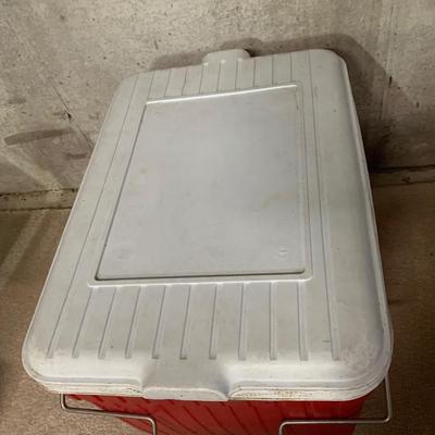 LOT 30 B: Camping Collection; Cooler Bag, Full Size Air Bed, Lanterns, Emerson Portable Radio, Convey Cooler, & More