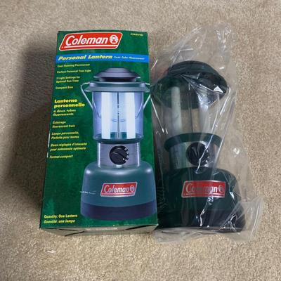 LOT 30 B: Camping Collection; Cooler Bag, Full Size Air Bed, Lanterns, Emerson Portable Radio, Convey Cooler, & More