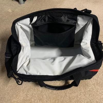 LOT 30 B: Camping Collection; Cooler Bag, Full Size Air Bed, Lanterns, Emerson Portable Radio, Convey Cooler, & More