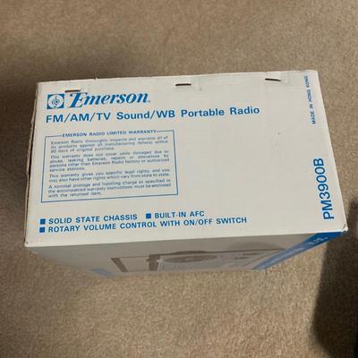 LOT 30 B: Camping Collection; Cooler Bag, Full Size Air Bed, Lanterns, Emerson Portable Radio, Convey Cooler, & More