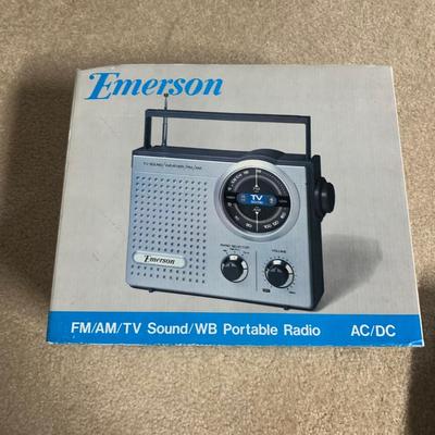 LOT 30 B: Camping Collection; Cooler Bag, Full Size Air Bed, Lanterns, Emerson Portable Radio, Convey Cooler, & More