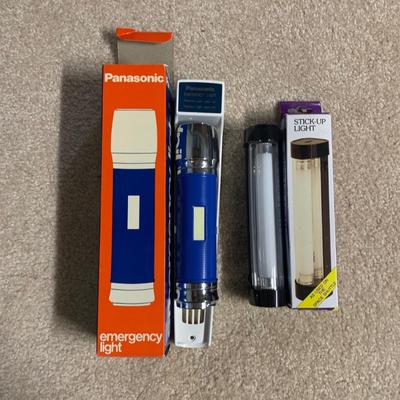 LOT 30 B: Camping Collection; Cooler Bag, Full Size Air Bed, Lanterns, Emerson Portable Radio, Convey Cooler, & More