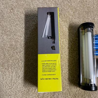 LOT 31 B: Camping Collection; Lifestraw, Travel Cooking Pots, Headlamp, Colman Thermos, Lanterns, 5 Gallon Water Pak, Cooler, Freeplay...